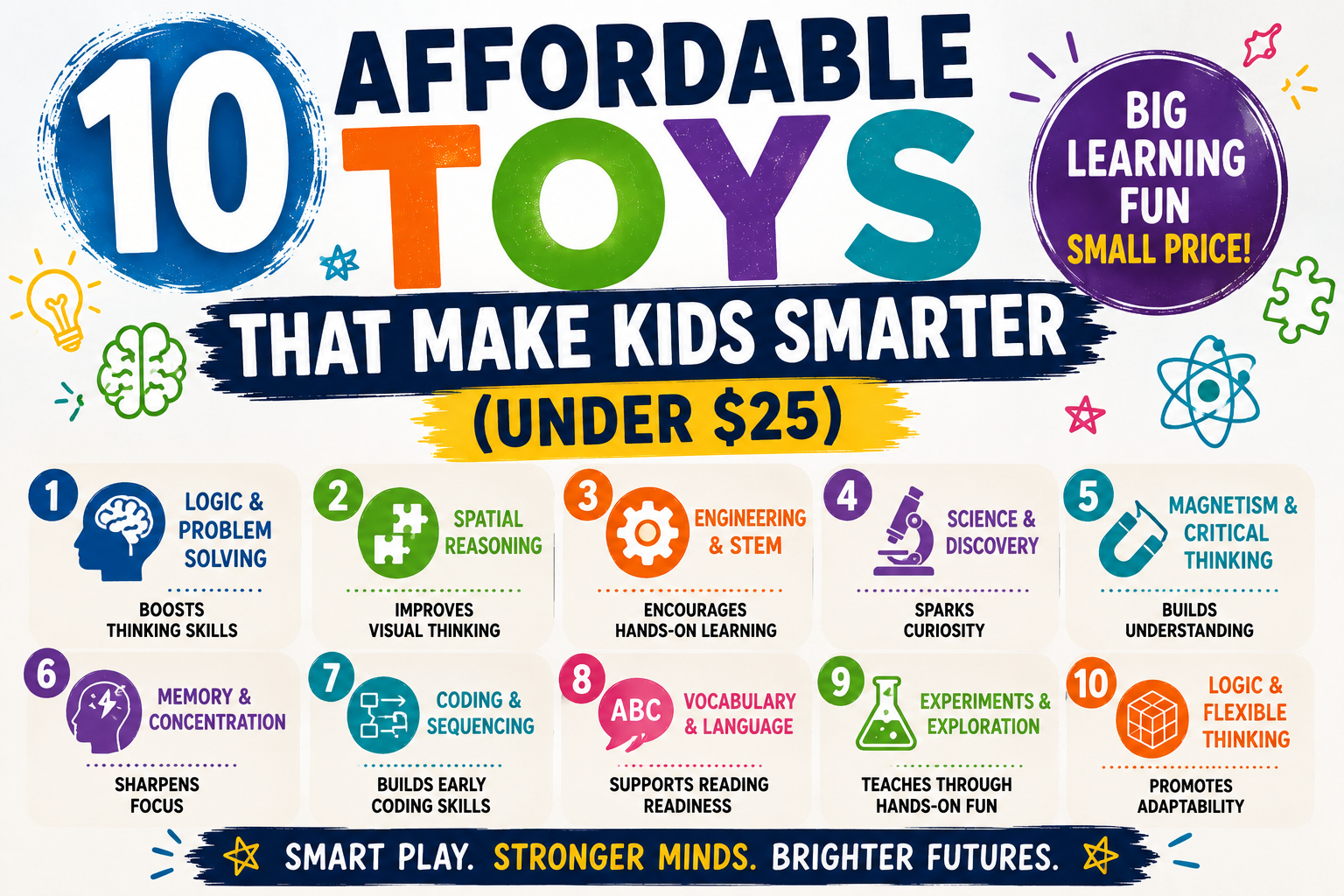 Affordable Toys That Make Kids Smarter